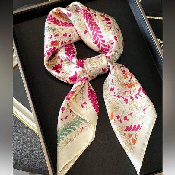 floral Print Scarf S58 - Picture 1 of 5